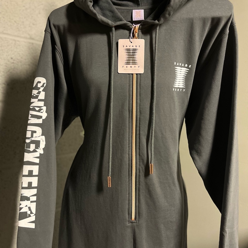 NWT! RIHANNA SAVAGE FENTY JUMPSUIT. THIS IS A STEAL!